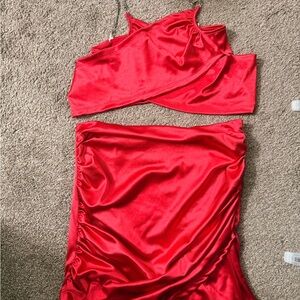 SHEIN Red Mini Dress